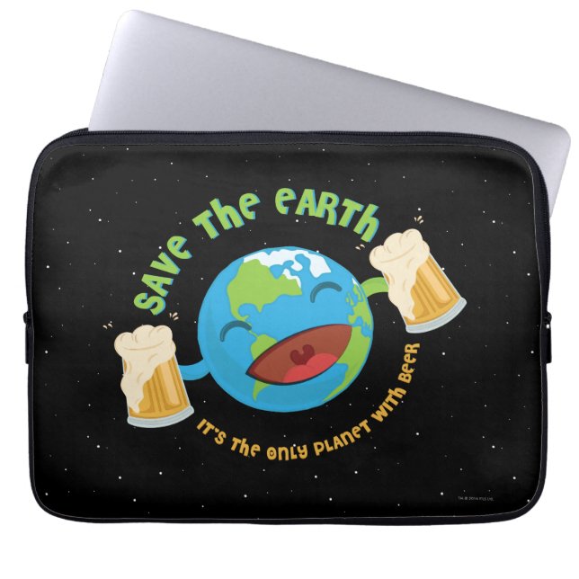Save The Earth Laptop Sleeve (Front)