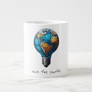 Save the Earth Large Coffee Mug