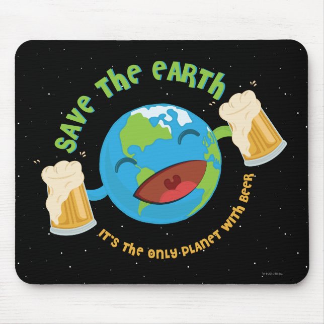 Save The Earth Mouse Pad (Front)