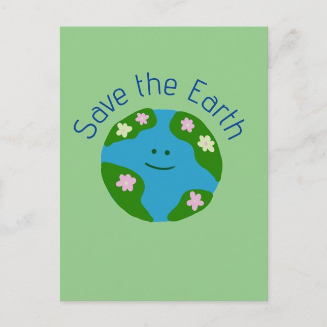 Save the Earth Postcard (Front)