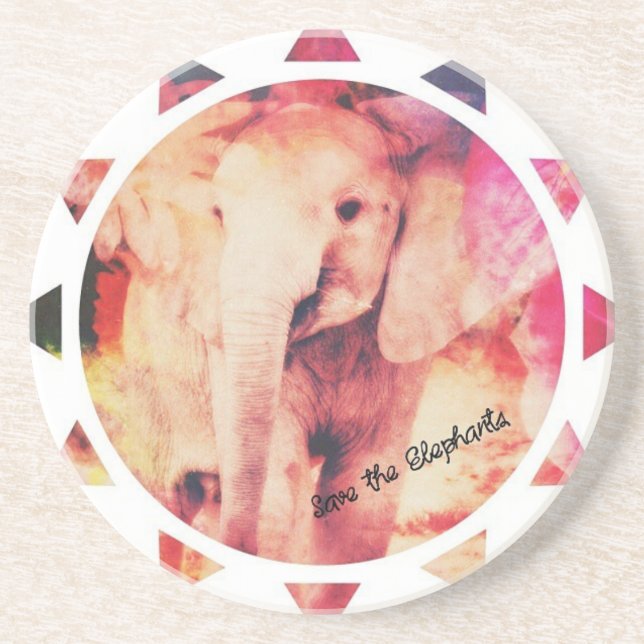 Save the Elephants, Baby Eelephant Sunshine Coaster (Front)