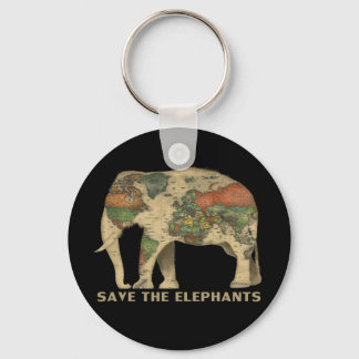 Save The Elephants Key Ring