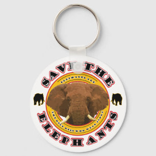 Save the Elephants Key Ring