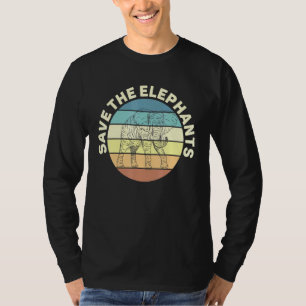Save The Elephants Love Animals T-Shirt