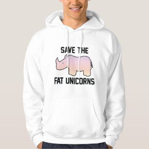 Save The Fat Unicorns Hoodie