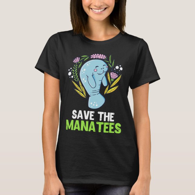 Save the Floaty Potatoes Environmental Care Animal T-Shirt (Front)