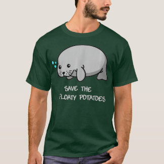 Save The Floaty Potatoes Manatee Sea Animal Tank