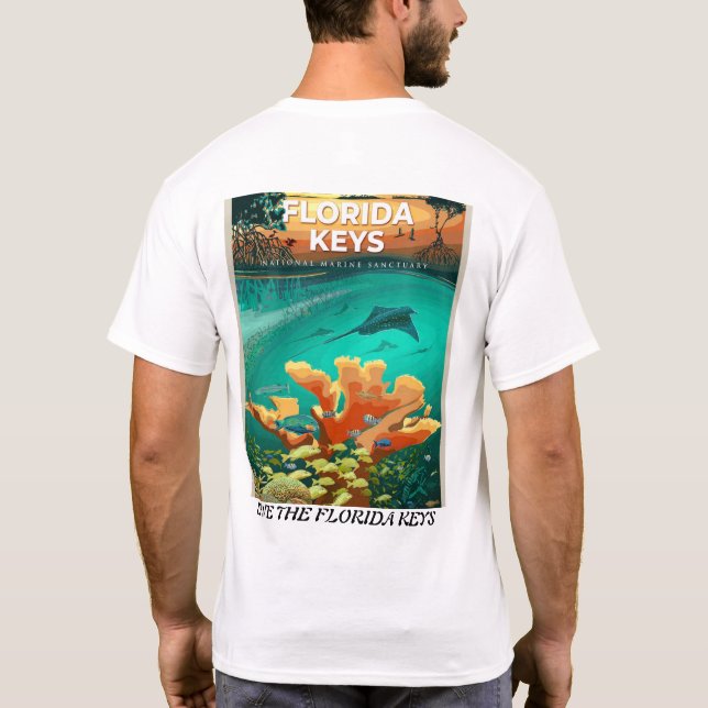Save The Florida Keys T-Shirt (Back)