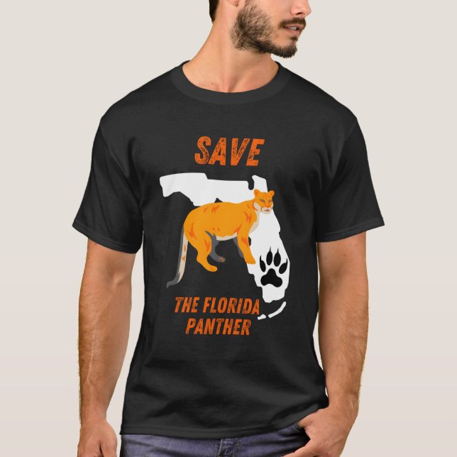 Save The Florida Panther T-Shirt (Front)