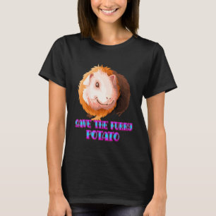 Save The Furry Potato Guinea Pig Sarcastic T-Shirt