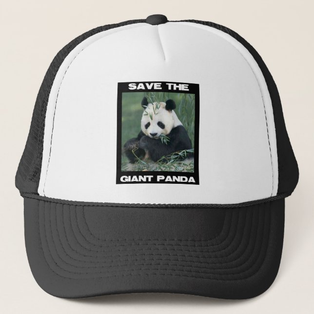 Save the Giant Panda Trucker Hat (Front)