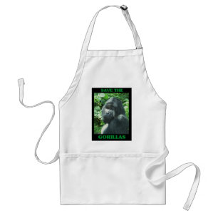 Save the Gorillas Standard Apron