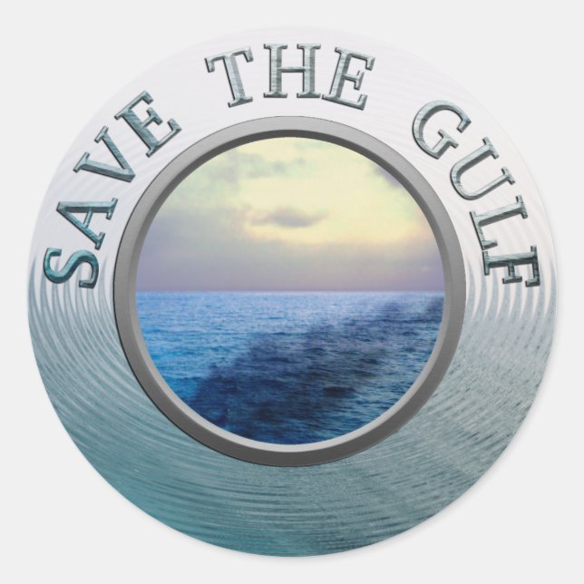Save the Gulf Sticker (Front)