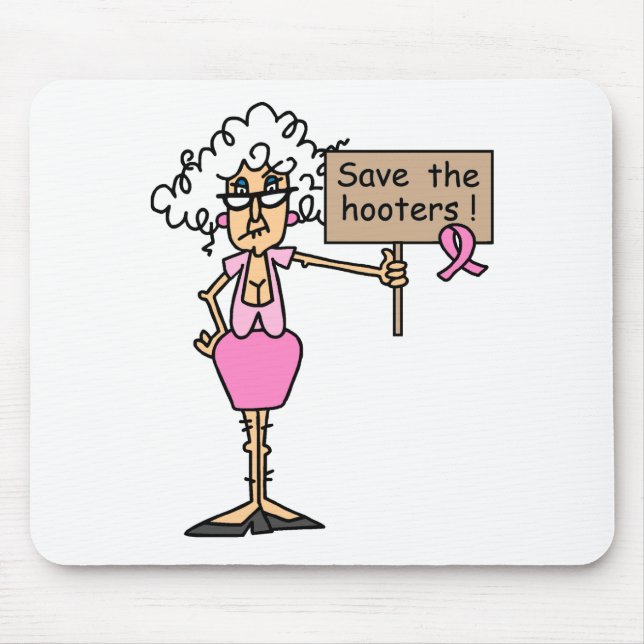 Save the Hooters! Mouse Pad (Front)