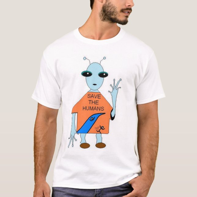 Save the Humans T-Shirt (Front)
