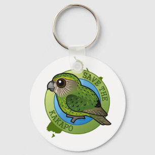 Save the Kakapo Key Ring