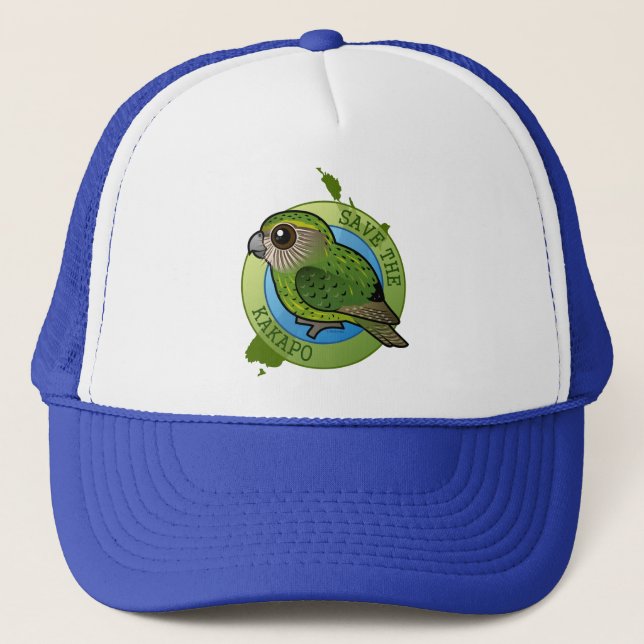 Save the Kakapo Trucker Hat (Front)