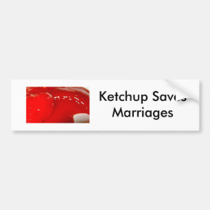 Save the Ketchup! Bumper Sticker