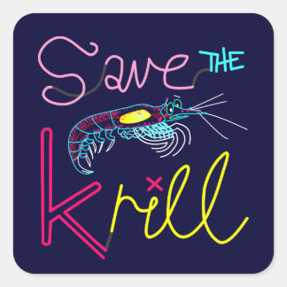 Save the Krill Sticker