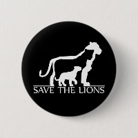 Save the Lions (White)
