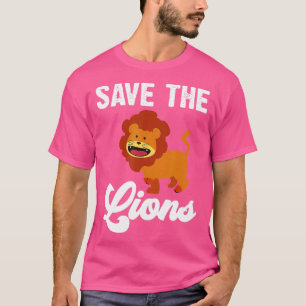 Save The Lions Wildlife Lion Safari Adventure T-Shirt