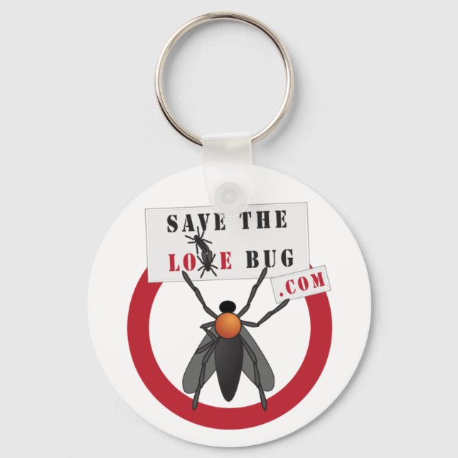 Save the Love Bug Key Ring (Front)