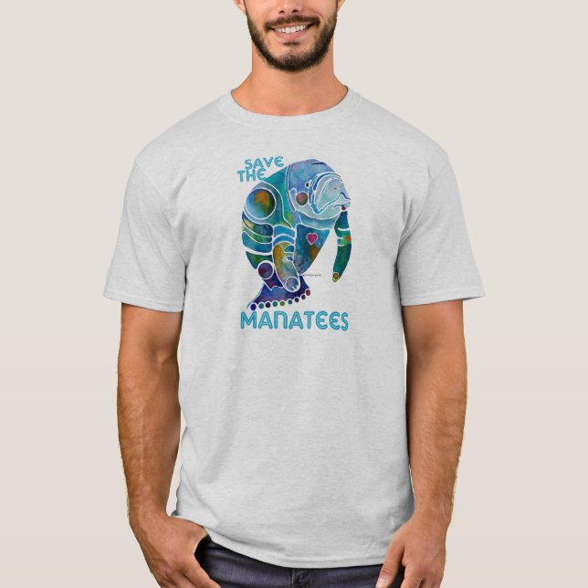 Save The Manatee T-Shirt (Front)