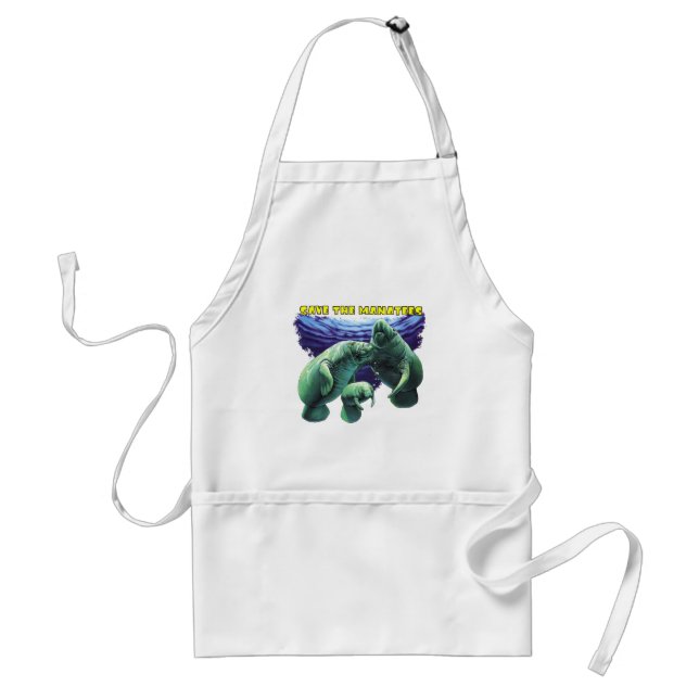 Save the Manatees Standard Apron (Front)