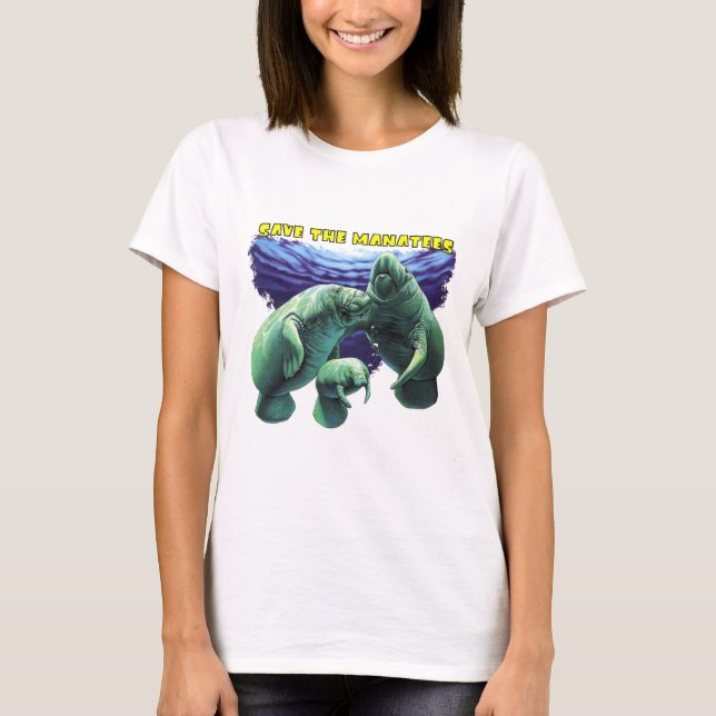 Save the Manatees T-Shirt (Front)