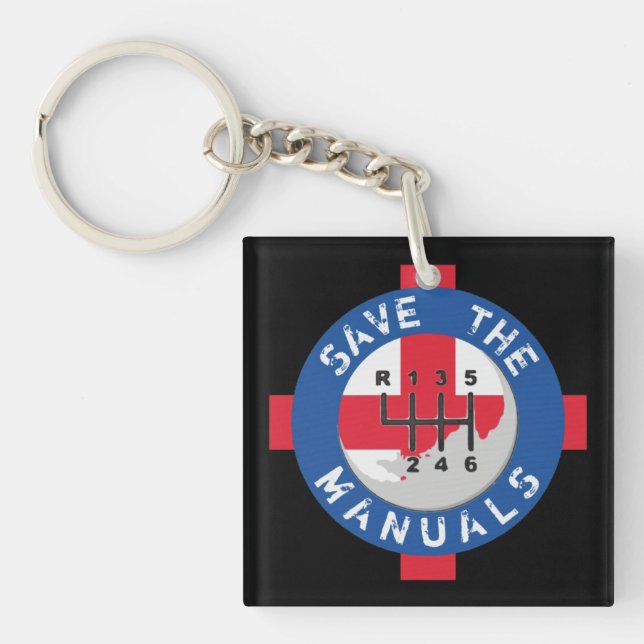 SAVE THE MANUALS KEY RING (Front)