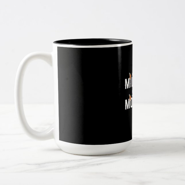 Save The Monarchs Butterfly Two-Tone Coffee Mug (Left)