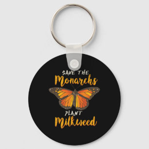 Save The Monarchs Plant More Milkweed Butterfly Gi Key Ring