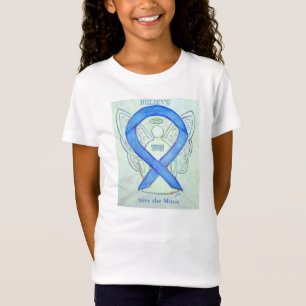 Save the Music Blue Awareness Ribbon Angel Shirt