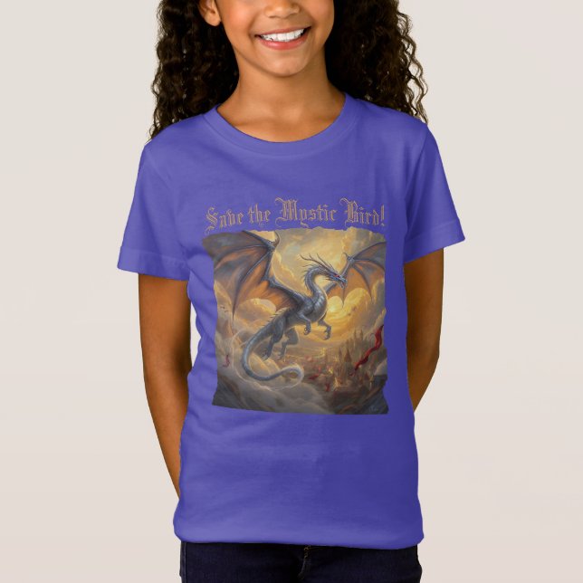 "Save the Mystic Bird"   T-Shirt (Front)