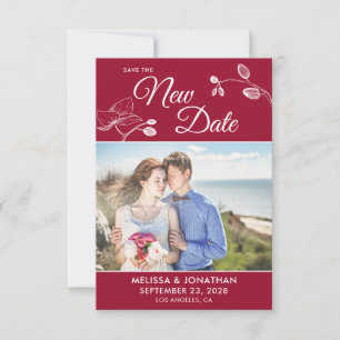 Save The New Date wedding postponement photo