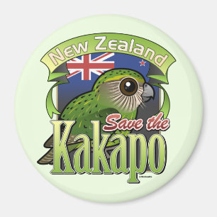 Save the New Zealand Kakapo Magnet