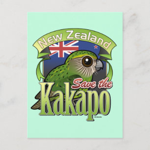 Save the New Zealand Kakapo Postcard