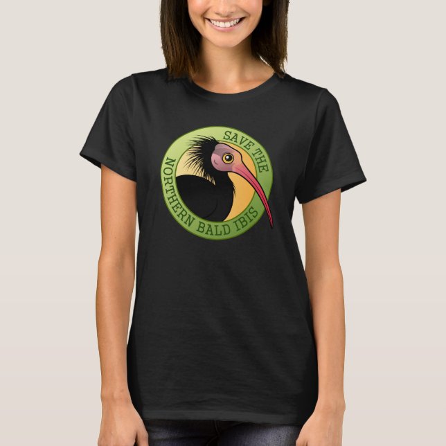 Save the Northern Bald Ibis T-Shirt (Front)