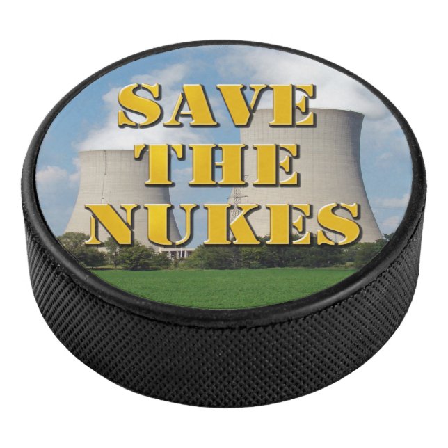 Save The Nukes Hockey Puck (3/4)
