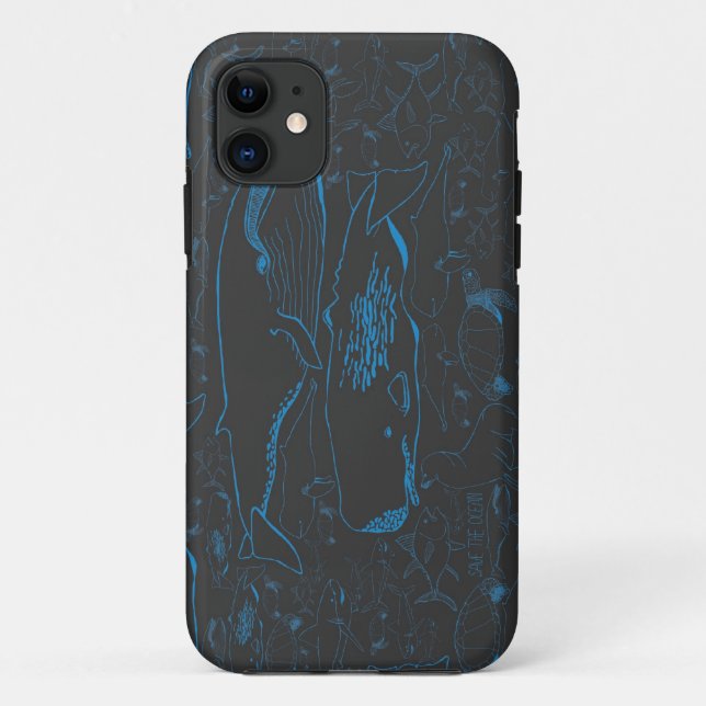 SAVE THE OCEAN! Case-Mate iPhone CASE (Back)