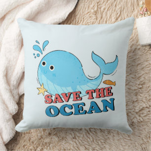 Save the Ocean Cushion