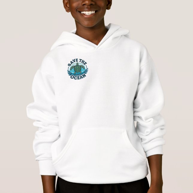 save the ocean sweatshirt (Front)