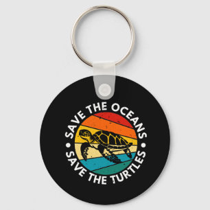 Save The Oceans Save The Turtles Key Ring