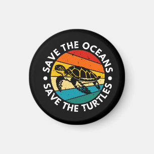 Save The Oceans Save The Turtles Magnet
