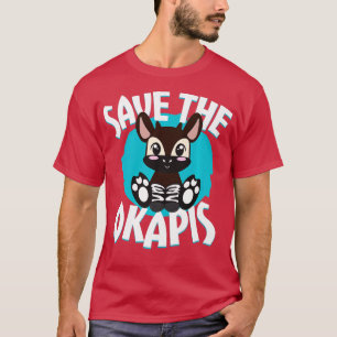 Save The Okapis Okapi Endangered Animals Premium T-Shirt