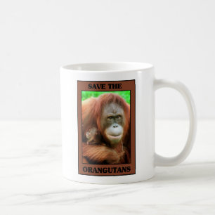 Save the Orangutans Coffee Mug