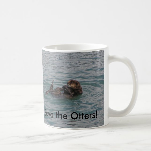 Save the Otters Mug (Right)