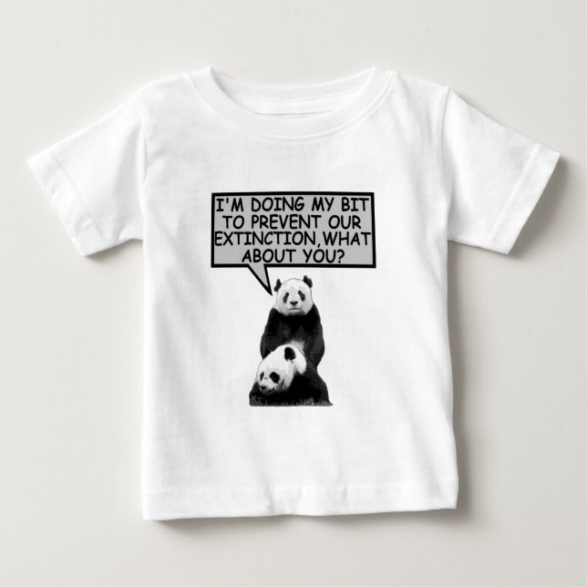 Save the Panda Baby T-Shirt (Front)