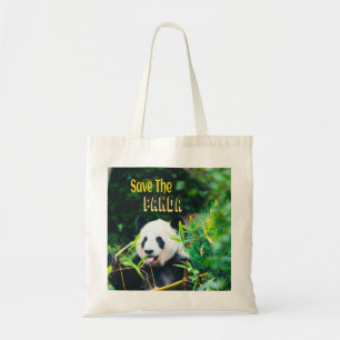 Save The Panda Tote Bag