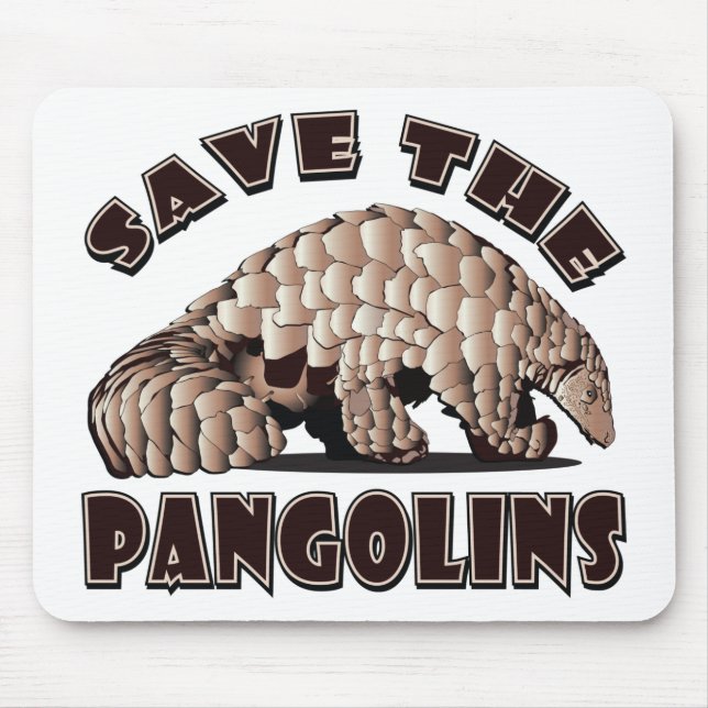 Save the Pangolins Mouse Pad (Front)